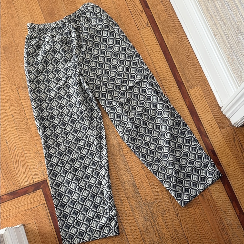 Marine Serre Black & White Lounge Pants